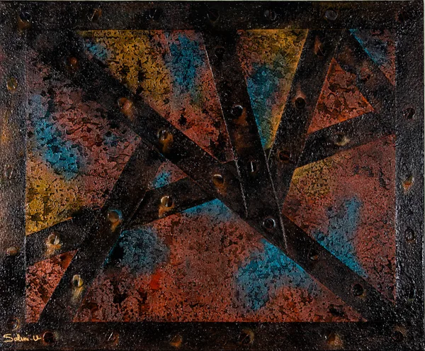 Oxydation, Figuratif, 2022, 73 × 50 cm, toile de Sabine Vandermouten