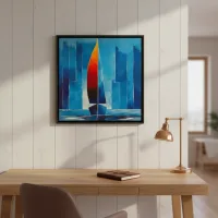 Flamme sur l'eau, vignette vue 7 (Voiliers, 2025)