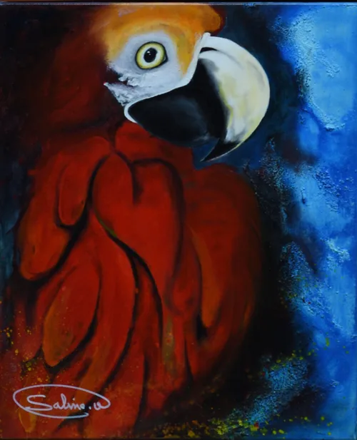 Coco, Figuratif, 2021, toile de Sabine Vandermouten
