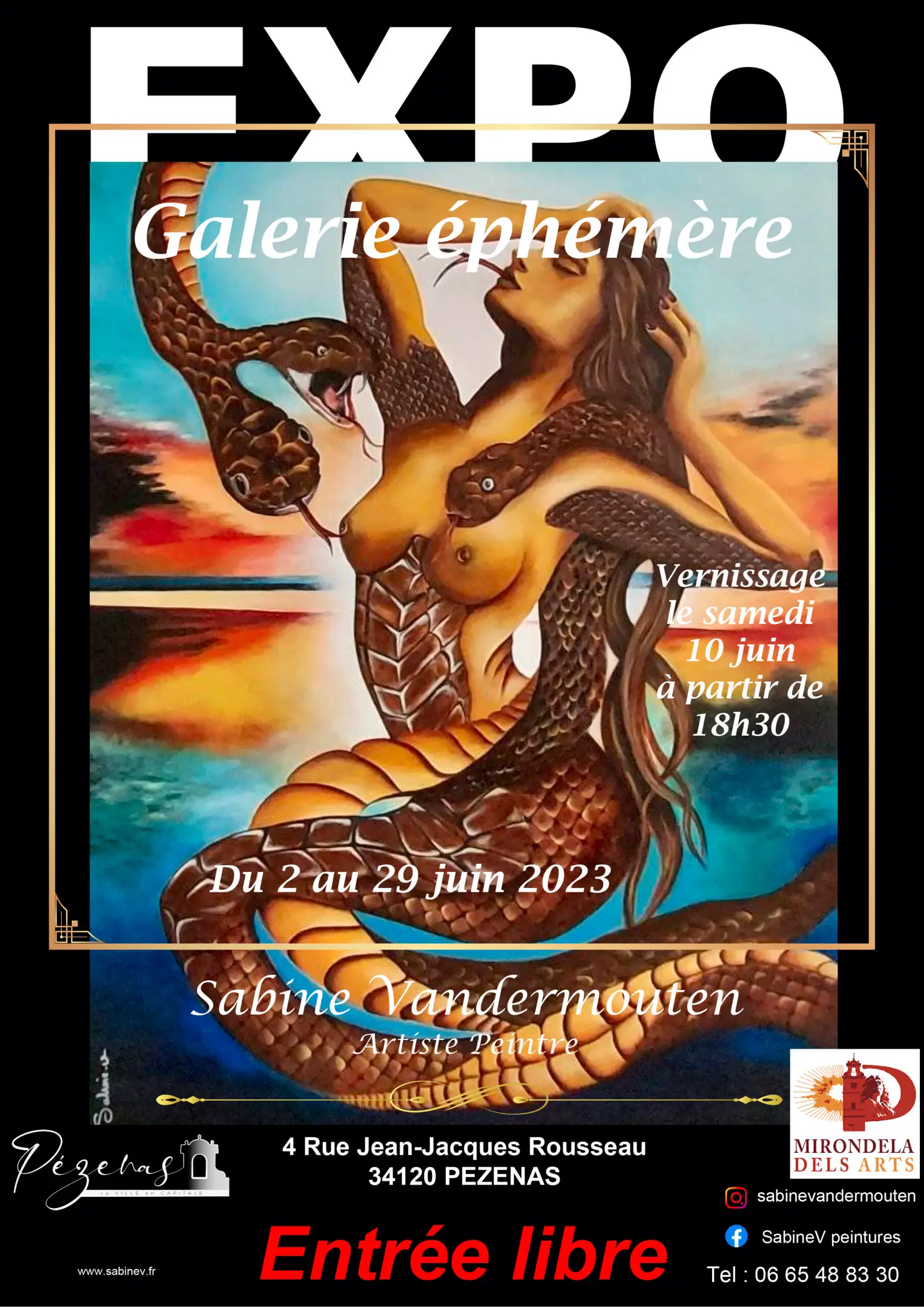Galerie éphémère, Pézenas