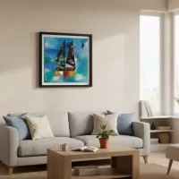 Voiles du midi, vignette vue 2 (Voiliers, 2025)