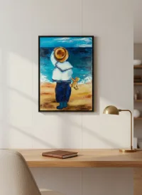 Le petit baigneur, vignette vue 7 (Figuratif, 2023)