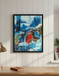 Le feu sous la glace, vignette vue 3 (Abstrait, 2022)