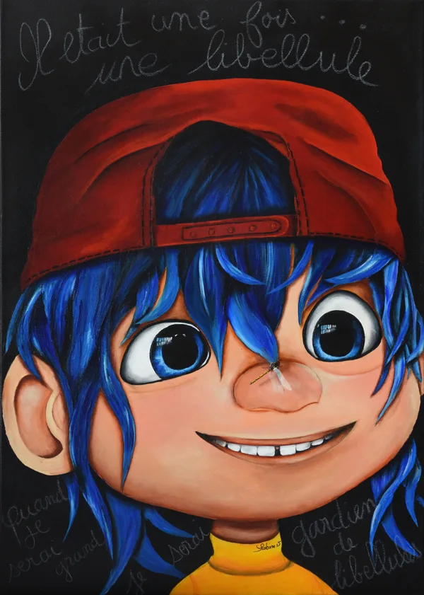 Il etait une fois, Figuratif, 2020, 50 × 70 cm, toile de Sabine Vandermouten