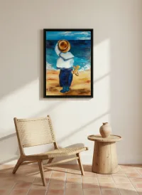 Le petit baigneur, vignette vue 3 (Figuratif, 2023)