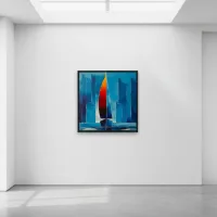 Flamme sur l'eau, vignette vue 4 (Voiliers, 2025)