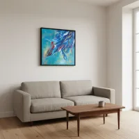 Dragon Bleu, vignette vue 2 (Abstrait, 2021)