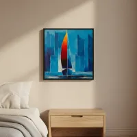 Flamme sur l'eau, vignette vue 6 (Voiliers, 2025)