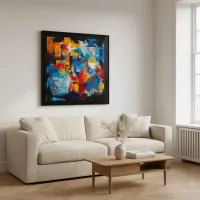 Eruption de couleurs, vignette vue 2 (Abstrait, 2022)