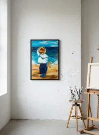 Le petit baigneur, vignette vue 5 (Figuratif, 2023)