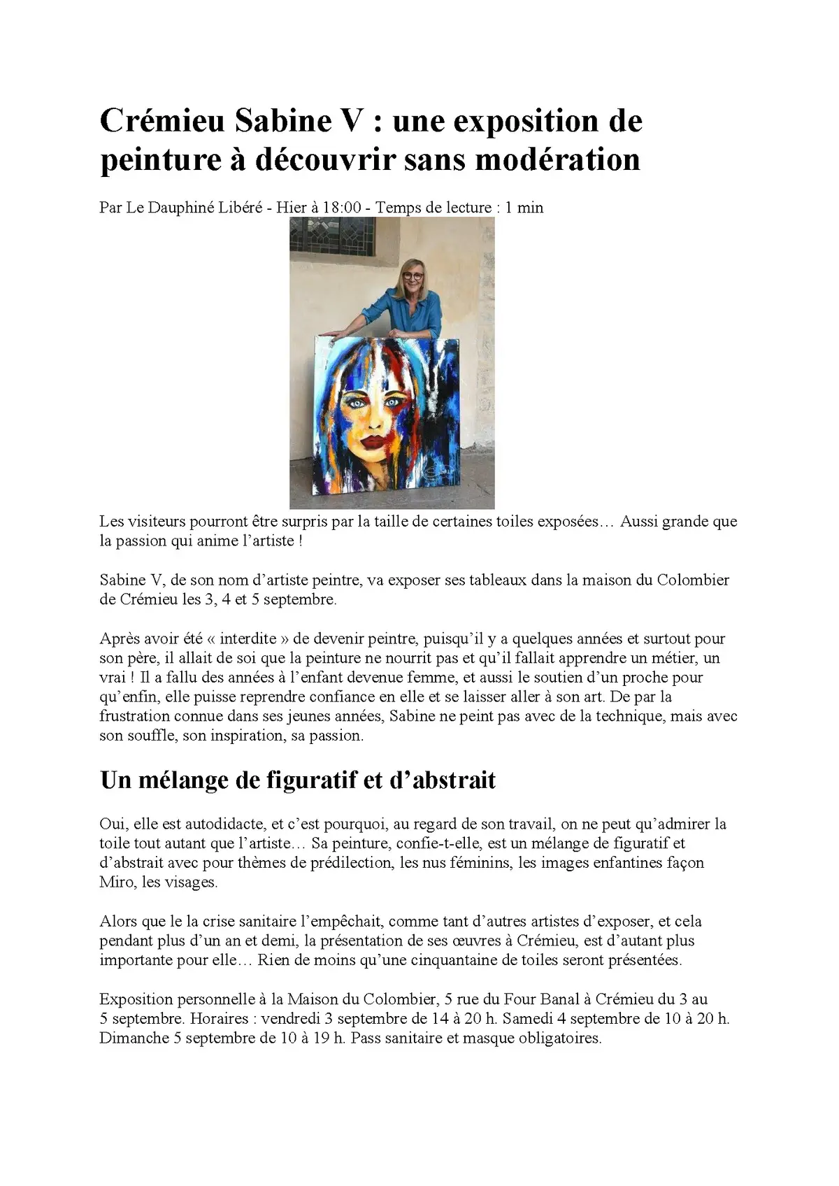 , Cremieu Sabine V