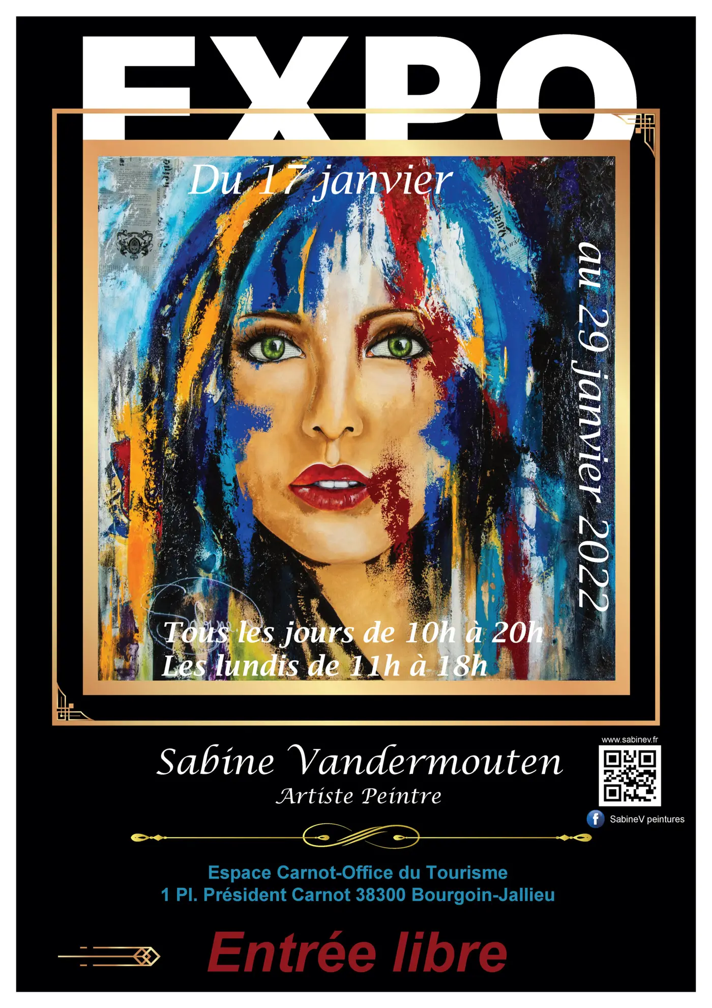 Affiche de l'exposition EXPO, Bourgoin-Jallieu, 2022