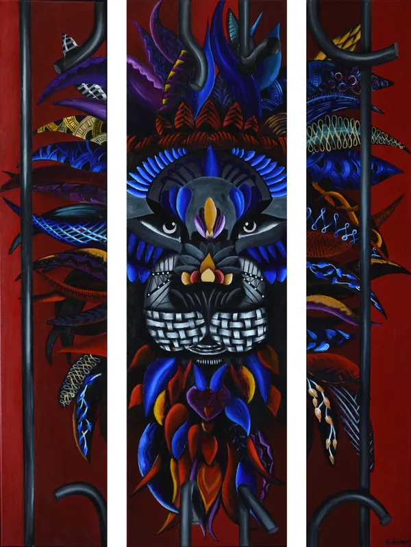 Délivrance, Figuratif, 2020, 70 × 100 cm, toile de Sabine Vandermouten