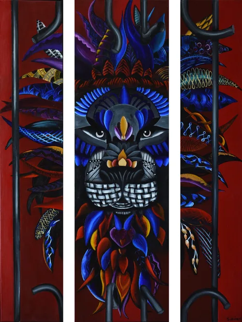 Délivrance, Figuratif, 2020, toile de Sabine Vandermouten