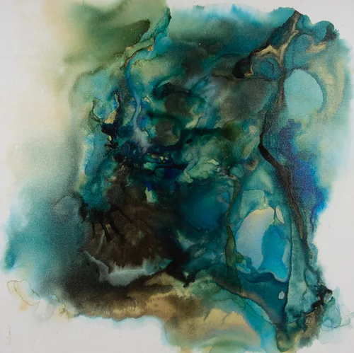 Delta, Abstrait, 2023, toile de Sabine Vandermouten