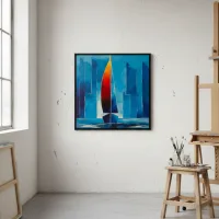 Flamme sur l'eau, vignette vue 5 (Voiliers, 2025)